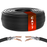 Mr. Tronic Cat 7 S/FTP bulk Ethernet cable on a reel, black jacket, 50 m