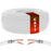 Mr. Tronic Cat 7 S/FTP bulk Ethernet cable on a reel, white jacket