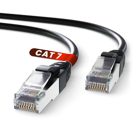 Mr. Tronic Cat 7 S/FTP patch Ethernet cable, black