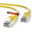 Mr. Tronic Cat 7 S/FTP patch Ethernet cable with RJ45 connectors, yellow jacket, 50 m