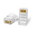 Mr. Tronic unshielded RJ45 modular plugs, transparent body