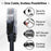 Mr. Tronic Cat 5e Patch Black