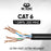 Mr. Tronic Cat 6 Bulk Black