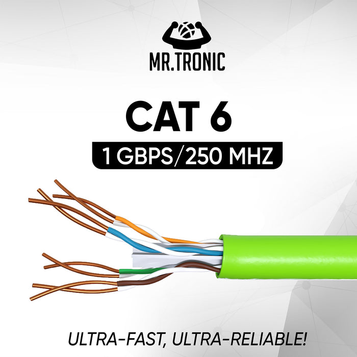 Mr. Tronic Cat 6 Bulk Green