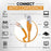 Mr. Tronic Cat 6 Bulk Orange