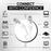 Mr. Tronic Cat 6 Patch White