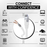 Mr. Tronic Cat 7 Bulk White