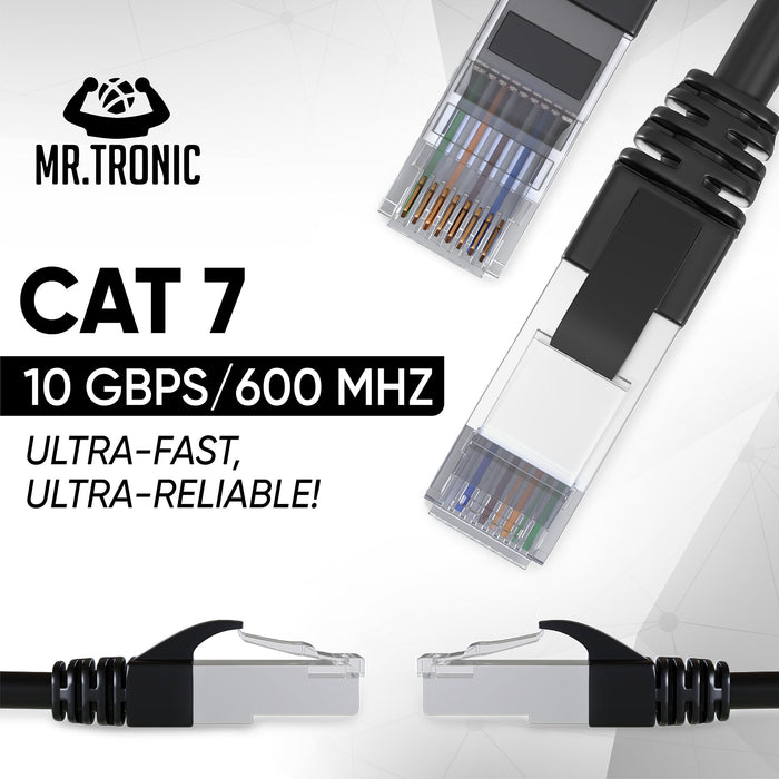 Mr. Tronic Cat 7 Patch Black
