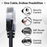 Mr. Tronic Câble Ethernet Cat 7 RJ45 — 5 m, noir