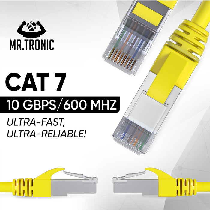 Mr. Tronic Cat 7 Patch Yellow